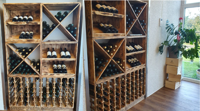 Inexpensive wine rack hot sale