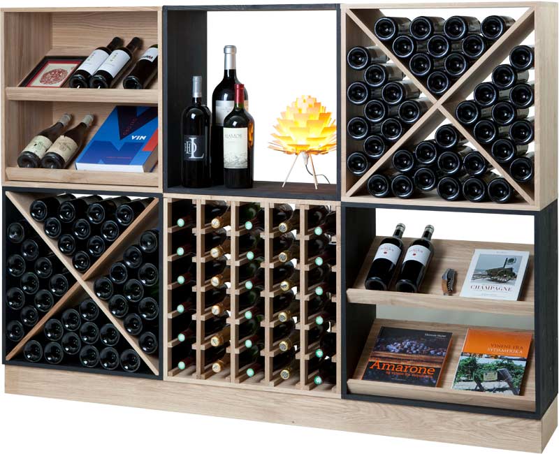 Casiers À Vin Comptoir En Métal 6 Bouteilles, Casier À Vin Autonome  Empilable Pour La Cave À Vin De Bar De Décoration Intérie[H2571] - La cave  Cdiscount