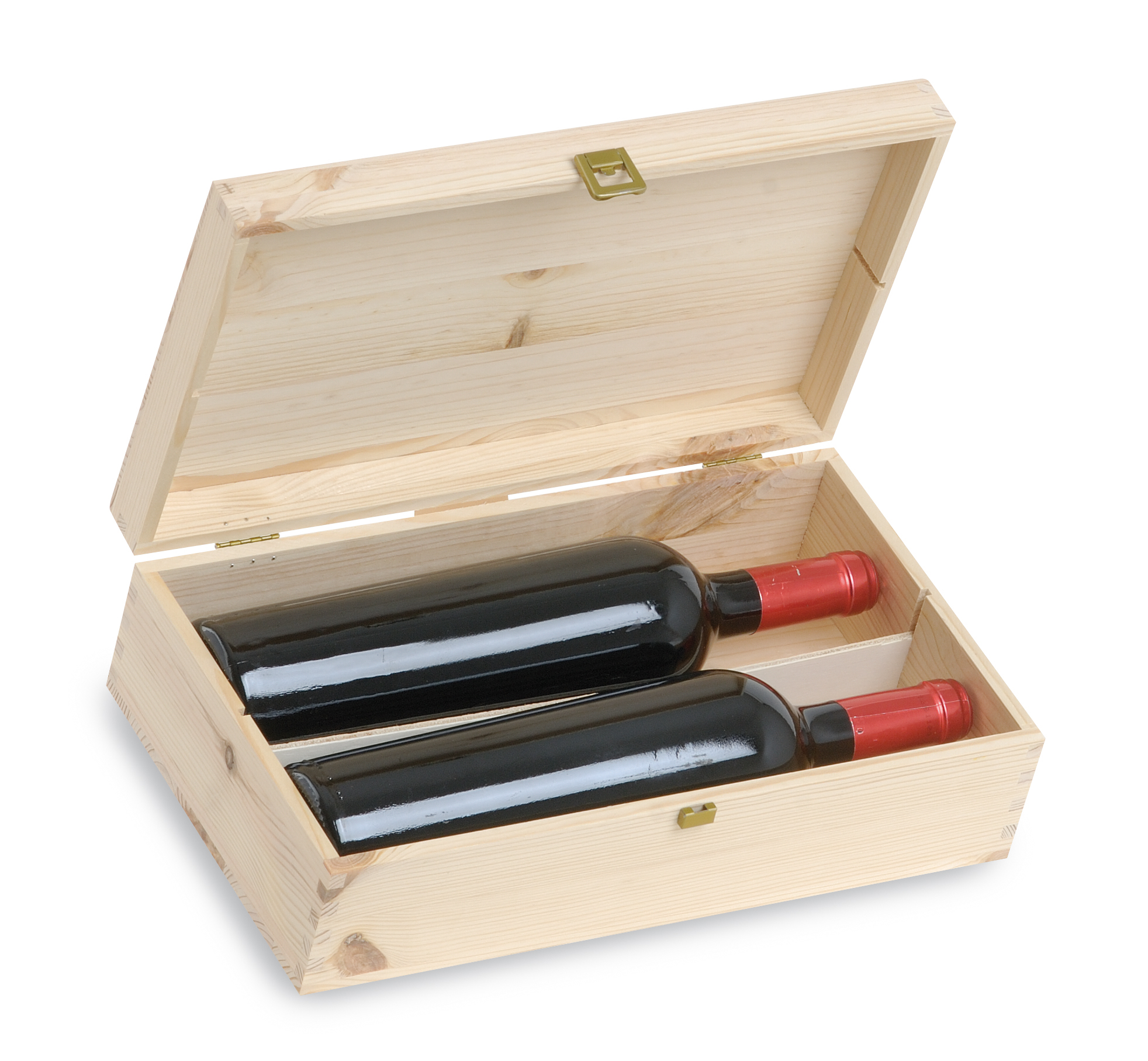 Exklusive Holzkiste Für 2 Flaschen Wein Holzkisten Für Wein Wineandbarrels 8991