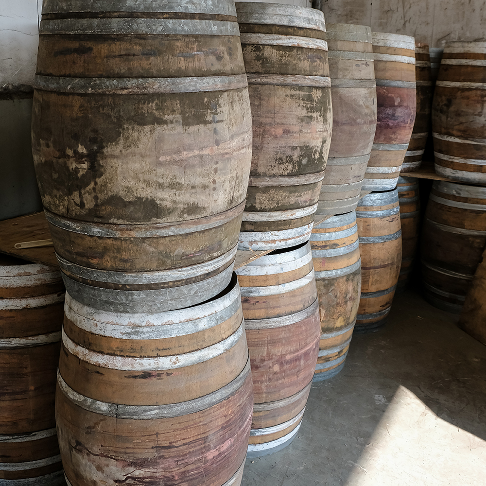 Used wine barrel 225 liters (1st sorting)